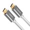 Insten - 3 Feet HDMI Male to Male Cable, 2.1 Version, 8K 60Hz, 48Gbps, Gold Connectors, Nylon Braided, White